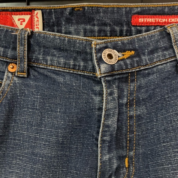 Early 2000s Bootcut Dark Blue Guess Jeans - Picture 7 of 15